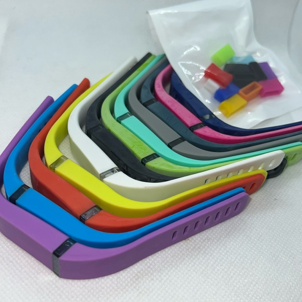Fitbit Replacement Bands - 12 colors and clips